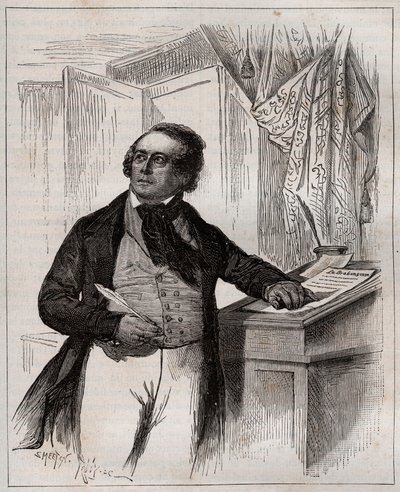 François Van Campenhout 1779-1848 - cantante de ópera, director y compositor belga de Unknown artist
