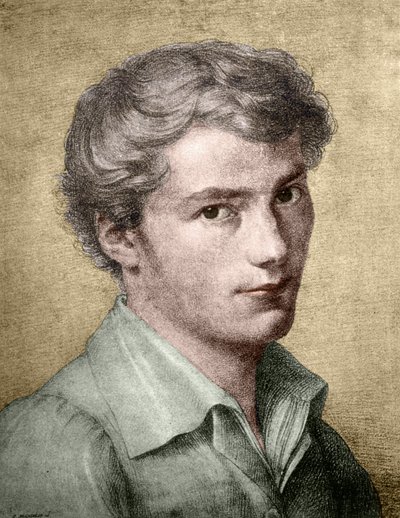 Franz Schubert (1797 - 1828) joven de Unknown artist