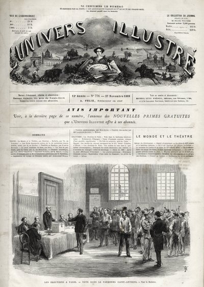 Elección legislativa francesa de Unknown artist