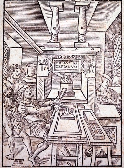 Prensa francesa. Siglo XVI. de Unknown artist