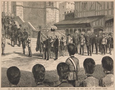 Funeral del Duque de Albany de Unknown artist
