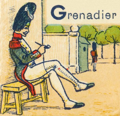 G como Granadero de Unknown artist