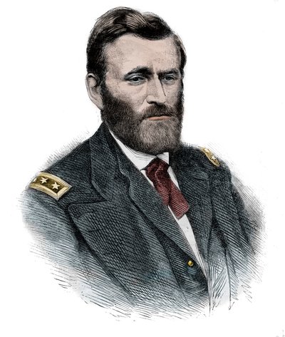 General Grant - Retrato del General Nordista Ulysses Simpson Grant (1822-1885) de Unknown artist