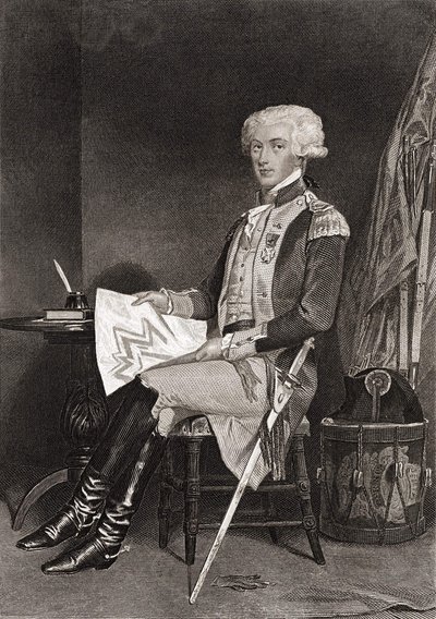 General La Fayette (1757-1834) de Unknown artist