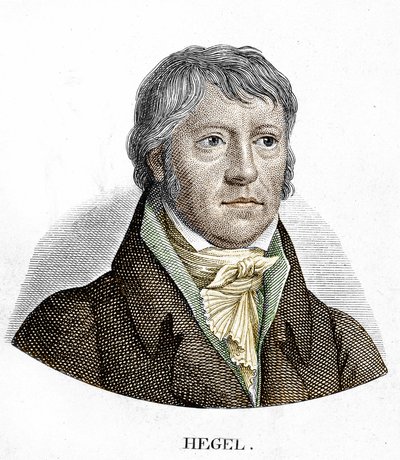 Georg Wilhelm Friedrich Hegel (1770 - 1831), filósofo alemán de Unknown artist