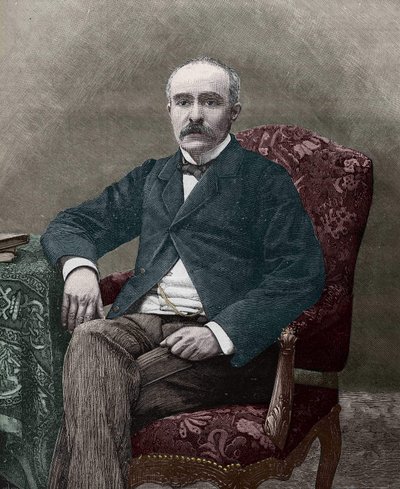 Georges Clemenceau (1841-1929), político francés en 1885. de Unknown artist