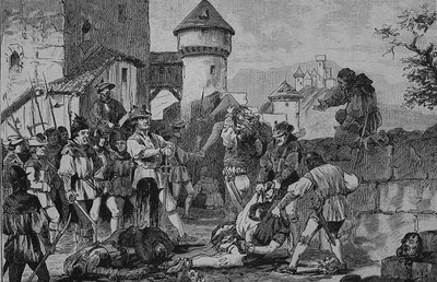 Guerra de los campesinos alemanes (1524-1526): Tras el asalto al castillo de Maichau de Unknown artist