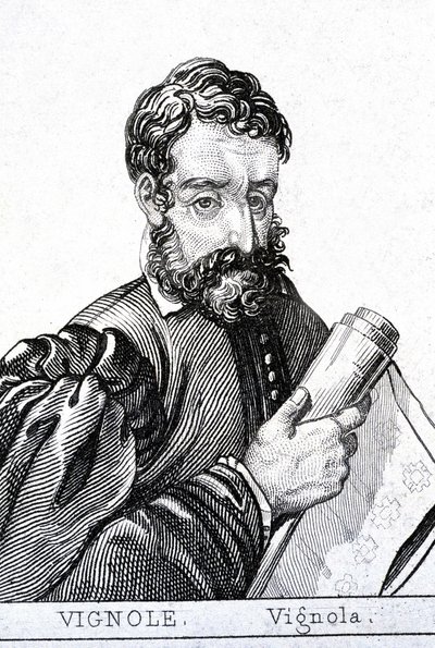 Giacomo Barozzi, conocido como il Vignola, en francés Le Vignole (1507 - 1573) arquitecto italiano de Unknown artist