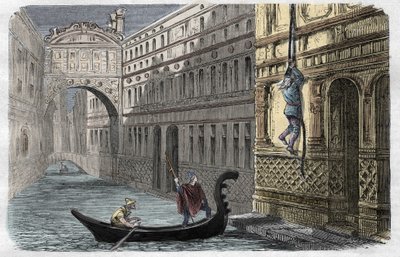 Giacomo Casanova (1725-1798) escapando de Los Plomos, Venecia, 31 de octubre de Unknown artist