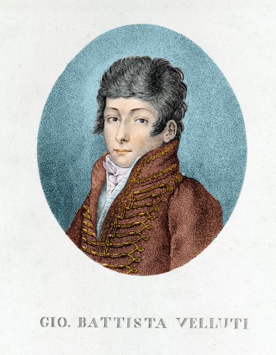 Giovanni Battista Velluti (1781-1861), último castrato de ópera de Unknown artist