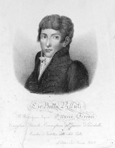 Giovanni Battista Velluti (1781-1861), último castrato de ópera de Unknown artist