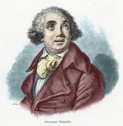 Giovanni Paisiello (1740-1816), compositor italiano de Unknown artist