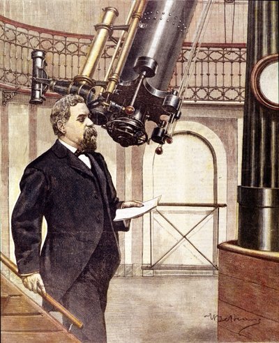 Giovanni Virginio Schiaparelli, astrónomo italiano (nacido en Savigliano, Piamonte) de Unknown artist
