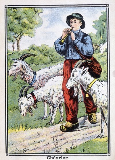 Cabra: El cabrero tocando el pipot de Unknown artist