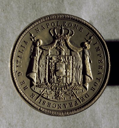 Sello de oro del reino de Italia en tiempos de Napoleón I de Unknown artist