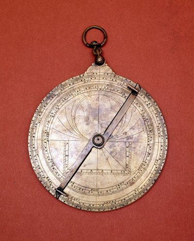 Astrolabio gótico del siglo XIV. Milán, Musei del castello de Unknown artist