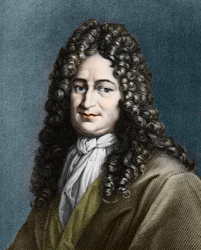 Gottfried Wilhelm von Leibniz (1646-1716), filósofo alemán de Unknown artist