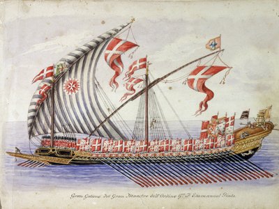 Gran Galeón del Gran Maestro de la Orden Gno T Emmanuel Pinto - sd siglo XIX de Unknown artist