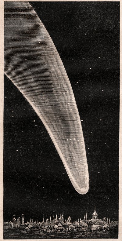Gran Cometa de 1811 - Gran Cometa de 1811 - grabado circa 1867 de Unknown artist