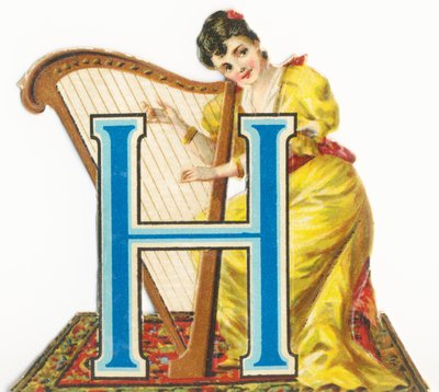 H: arpista de Unknown artist