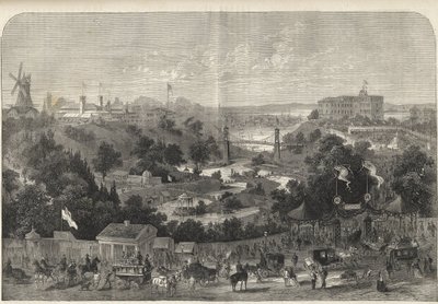 Hamburgo - Alemania - Exposición Hortícola 1869 - Hamburgo - el parque de la Exposición Internacional de Horticultura de Unknown artist