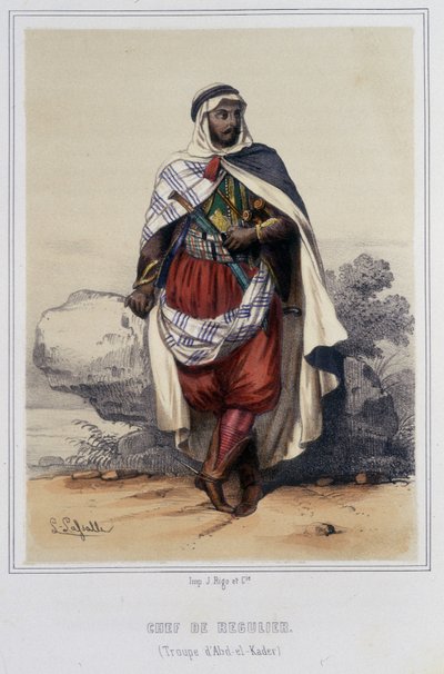 Jefe de regadío en Argelia durante la segunda mitad del siglo XIX de Unknown artist