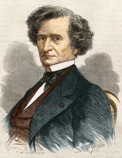 Hector Louis Berlioz, compositor francés (1803-1869). de Unknown artist