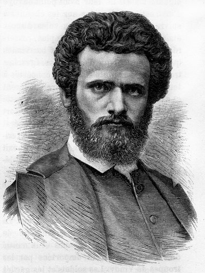 Henri Regnault (1843-1871), pintor francés. Grabado de finales del siglo XIX en “Historia de Francia” de H. Martin de Unknown artist