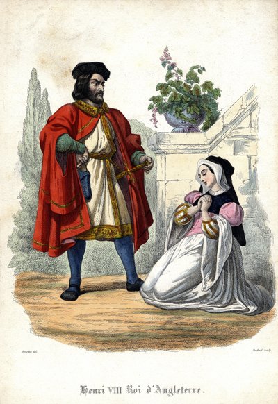 Enrique VIII (1491 - 1547) y Ana Bolena de Unknown artist