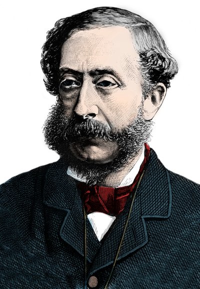 Henry Howard Molyneux Herbert, 4º Conde de Carnarvon - Retrato de Henry Herbert, 4º Conde de Carnarvon - Grabado de Unknown artist