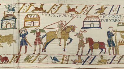 Aquí está Wadard, Tapiz de Bayeux de Unknown artist