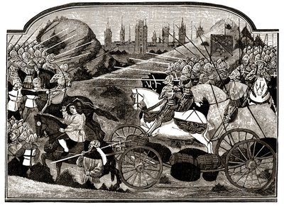 Día del Arenque, Rouvray-Saint-Denis (imprimir) de Unknown artist