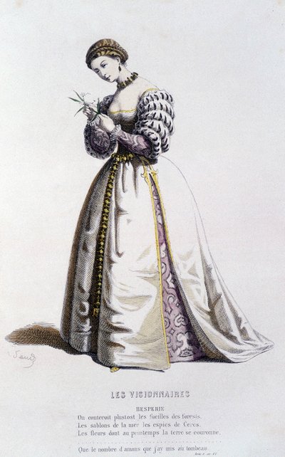 Hesperie en “los visionarios” (por Jean Desmarets Saint Sorlin en 1637), en “el teatro francés en los siglos XVI y XVII anterior a Molière” por Edouard Fournier. de Unknown artist