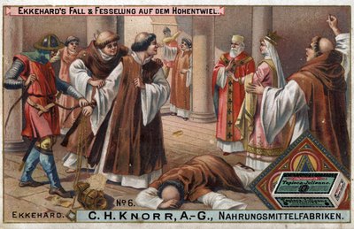 Historia de Ekkehard IV de St. Gallen (St. Gallen) o Eckhard, Eckhart (980 -1057) erudito y poeta latino. La caída de Ekkehard y sus enseñanzas en Hohentwiel. de Unknown artist