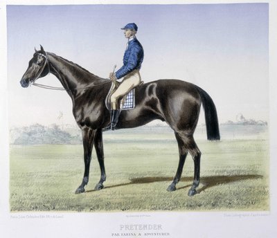 Equitación: Pretender, ganador del derby inglés de Unknown artist