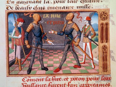 Guerra de los Cien Años: Etienne de Vignoles, conocido como La Hire, y Jean Poton, señor de Xaintrailles, compañeros de Juana de Arco, son nombrados capitanes de Unknown artist