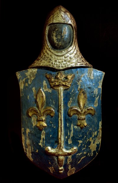 Guerra de los Cien Años: el escudo de armas de la familia Arc (Juana de Arco) (1412-1431). Siglo XV de Unknown artist
