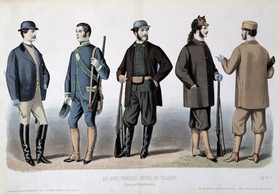 Trajes de caza, Le Journal des tailors de Unknown artist