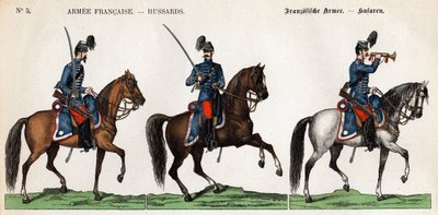 Húsares del ejército francés de Unknown artist