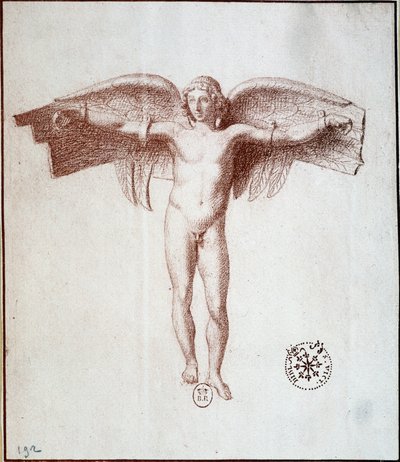 Ícaro Ícaro - dibujo de sangre de Unknown artist