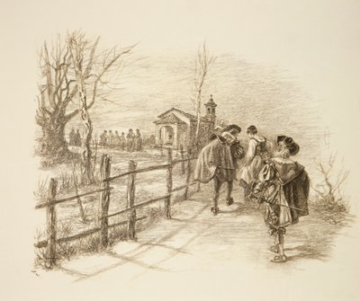 Ilustración para la novela de Alessandro Manzoni I Promessi Sposi de Unknown artist