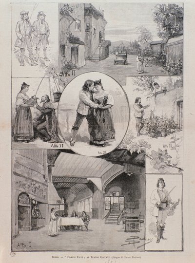 Ilustraciones para la ópera L