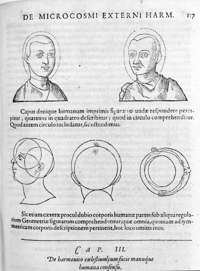 Imagen de fisionomía de “Collectio Operum” de Robert Fludd (Robertus de Fluctibus). Londres 1617 de Unknown artist