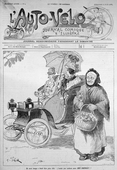 En mi tiempo era mucho más elegante: ¡tenía un coche con caballos! - en “L