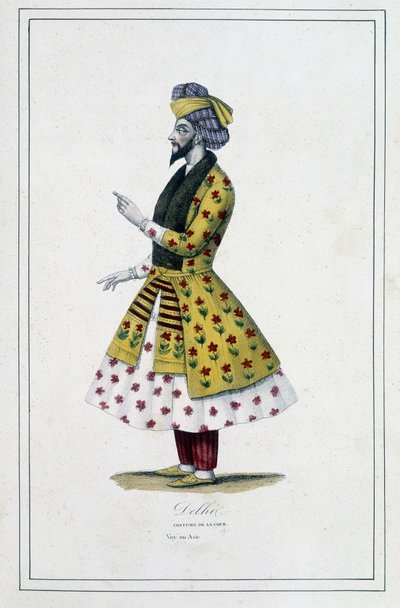 India: hombre de Delhi - en “Los diferentes pueblos de la tierra” de Padre Paul Jonhanneaud, Librería de Buenos libros de Unknown artist