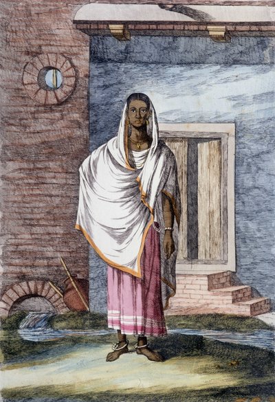 Cultura y civilización india: Hidjera, bailarina en India. de Unknown artist