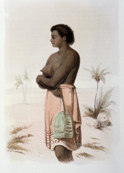 Indígena Tonga de Oceanía - en “Primera circunnavegación sueca” de Skogman Carl Johan Alfred, ed. Estocolmo, Adolf Bonnier de Unknown artist