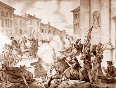 Unificación italiana (Risorgimento (1848-1870): episodio de los Diez Días de Brescia, del 23 de marzo al 1 de abril de Unknown artist