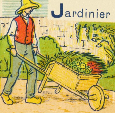 J como jardinero de Unknown artist