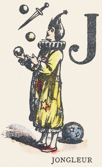 J: malabarista de Unknown artist